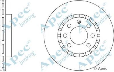 APEC BRAKING dsk532 -  Тормозной диск